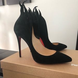 CHRISTIAN LOUBOUTIN VICTORINA 100 VEAU VELOURS